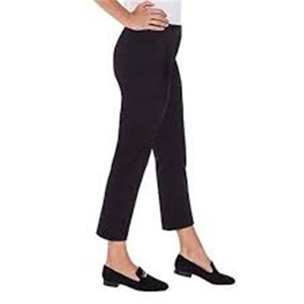 NEW MARIO SERRANI ITALY LADIES MEDIUM BLACK PANTS