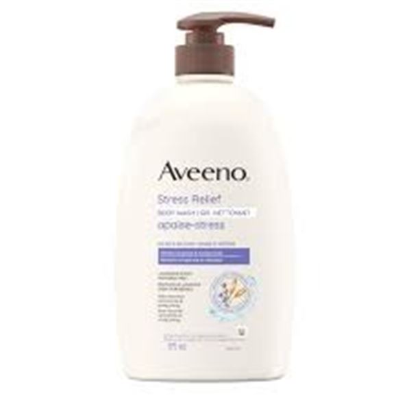 NEW 975ML AVEENO STRESS RELIEF BODY WASH LAVENDER