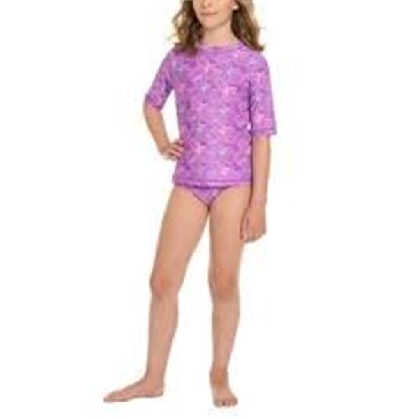 NEW PUMA 2PC KIDS SWIM SET PURPLE