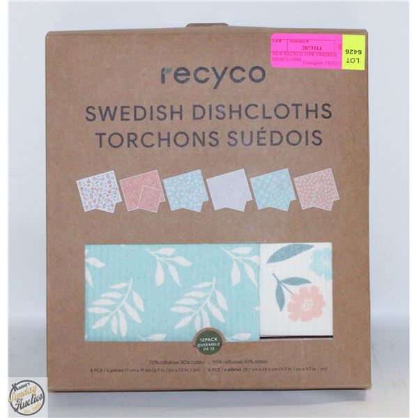 NEW RECYCO 11PK SWEDISH DISHCLOTHS
