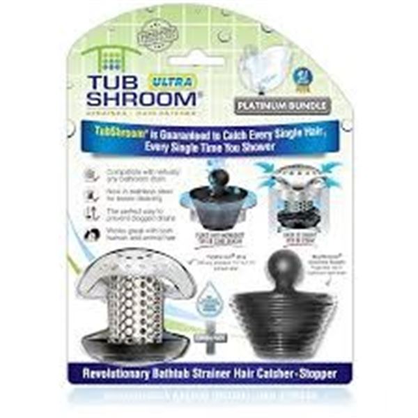 NEW WITH BOX TUBSHROOM ULTRA HAIR CATCHER + STOPPE