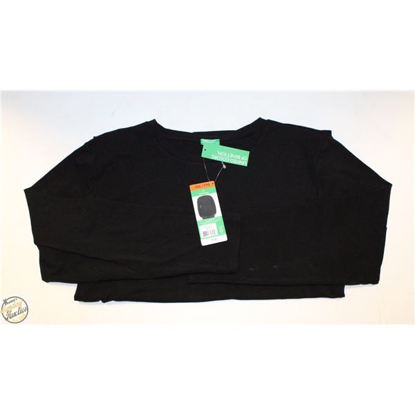 NEW UNITED COLORS OF BENETTON XXL BLACK T-SHIRT