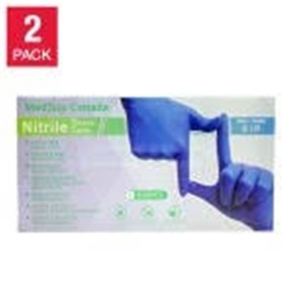 NEW 2 X 100PCS MEDSUP NITRILE GLOVES SMALL