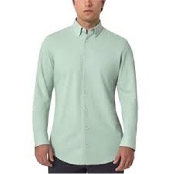 NEW MODERN AMBITION LARGE LIGHT GREEN DRESS SHIRT