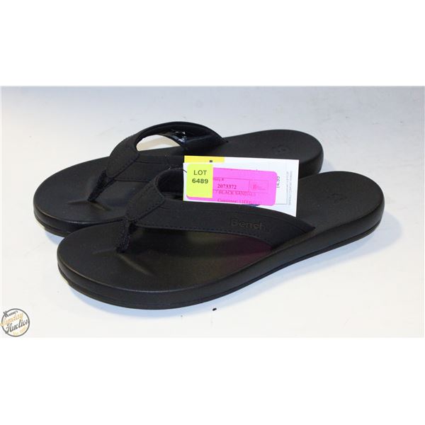 BENCH SIZE 7 BLACK SANDALS