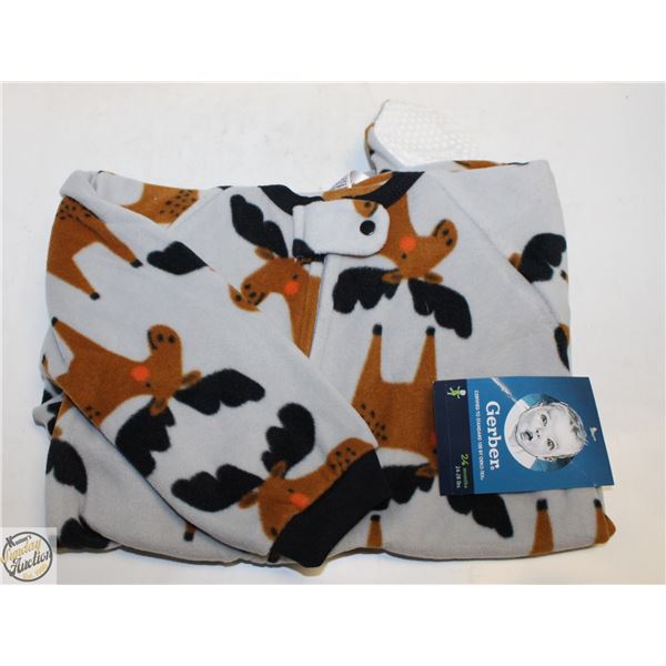 NEW GERBER KIDS 4T REINDEER ONESIE