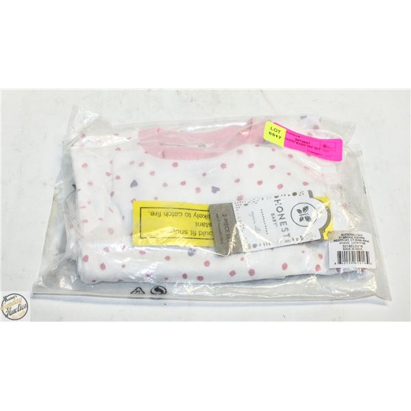NEW HONEST BABY 2PC SET 18M