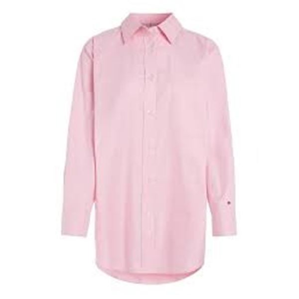 NEW TOMMY HILFIGER LARGE PINK WOMENS DRESS SHIRT