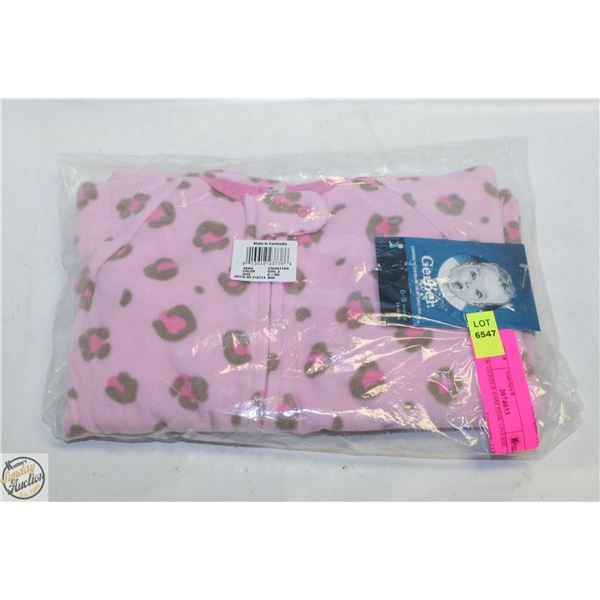 NEW GERBER 6/9M PINK ONESIE