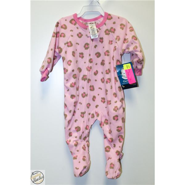 NEW GERBER 3/6M PINK ONESIE