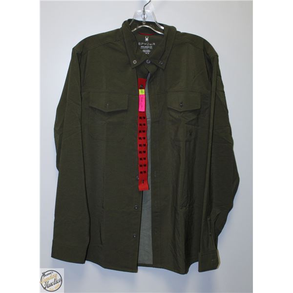 NEW SPYDER MEDIUM GREEN JACKET
