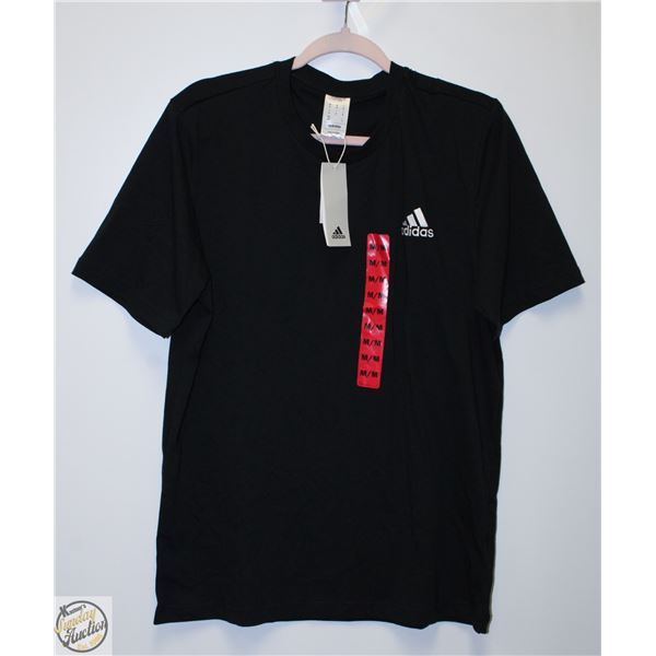 NEW ADIDAS BLACK T SHIRT MEDIUM