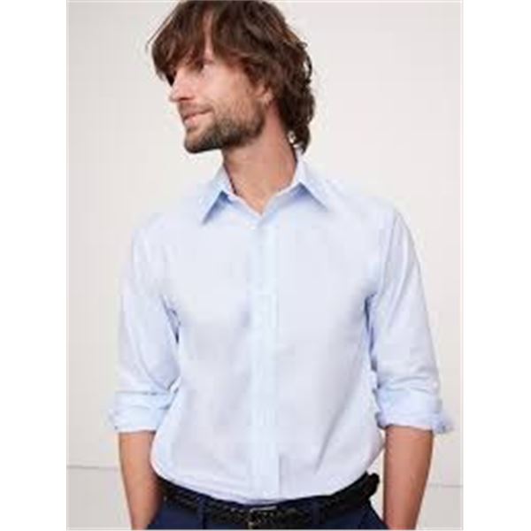 NEW BANANA REPUBLIC LARGE MENS SLIM FIT SHIRT