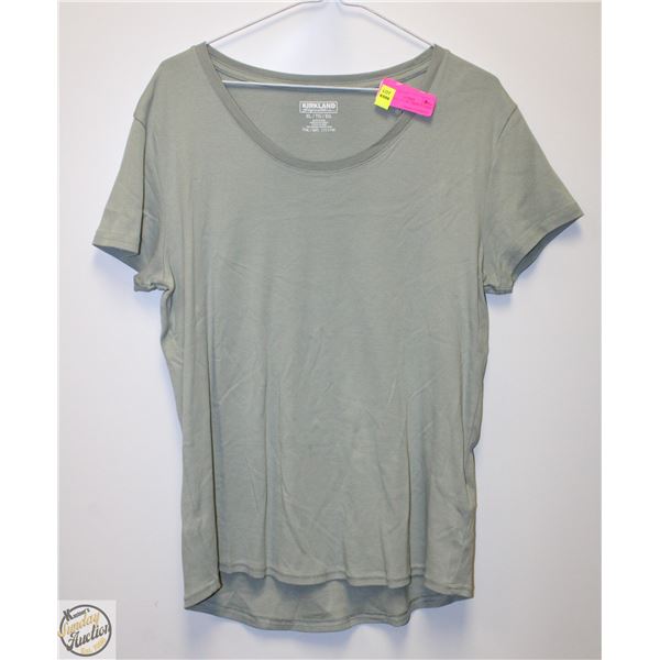NEW KIRKLAND XL GREEN T-SHIRT