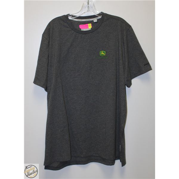NEW JOHN DEERE XL GREY T-SHIRT