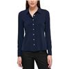 Image 1 : NEW TOMMY HILFIGER LARGE NAVY WOMENS BUTTON SHIRT