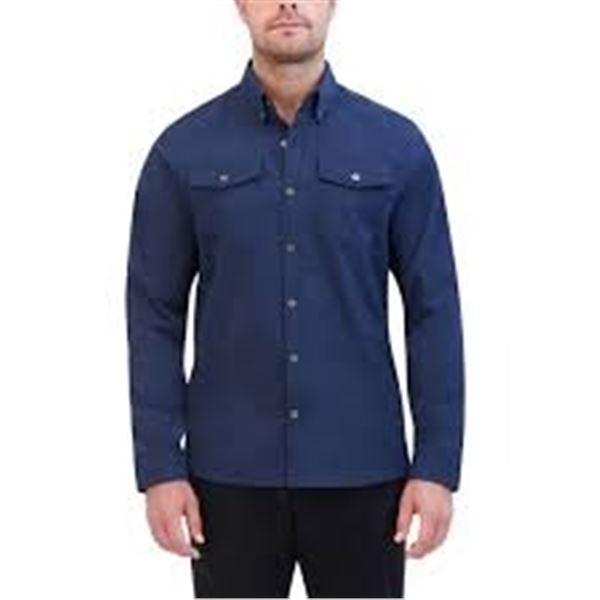 NEW SPYDER XXL DARK BLUE BUTTONED SHIRT