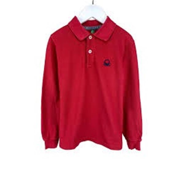 NEW UNITED COLORS OF BENETTON LARGE RED SHIRT