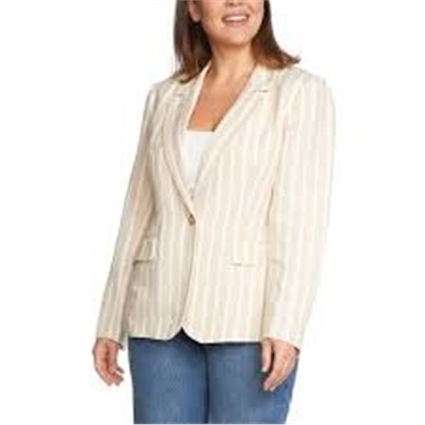 NEW PHILOSOPHY XL WOMENS DRESS JACKET BEIGE