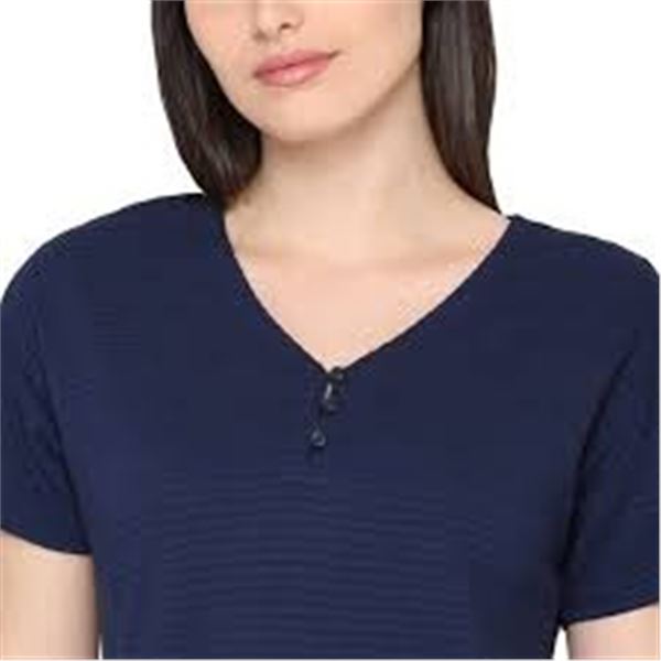 NEW TALBOTS WOMENS SMALL BLUE SWEATSHIRT
