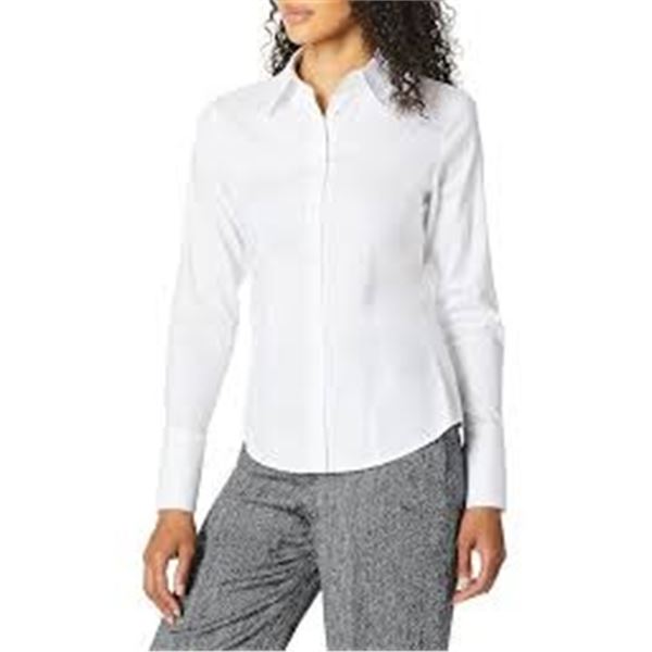 NEW CALVIN KLEIN SMALL WHITE BLOUSE