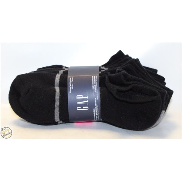 NEW GAP WOMENS 8 PAIRS NO SHOW SOCKS