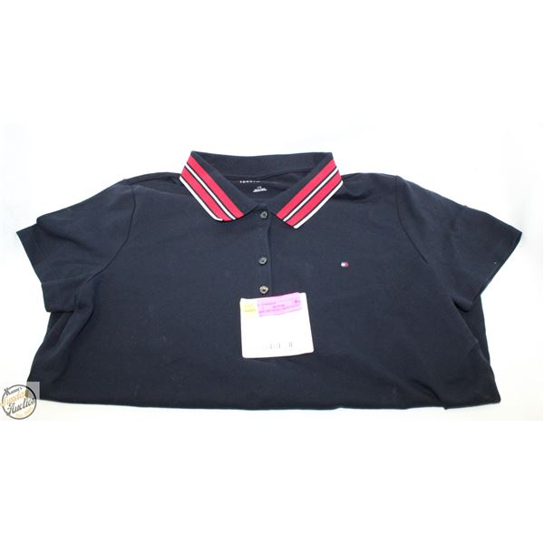 TOMMY HILFIGER LARGE NAVY POLO