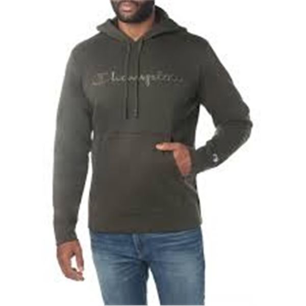 NEW CHAMPION HOODIE GREEN MEDIUM