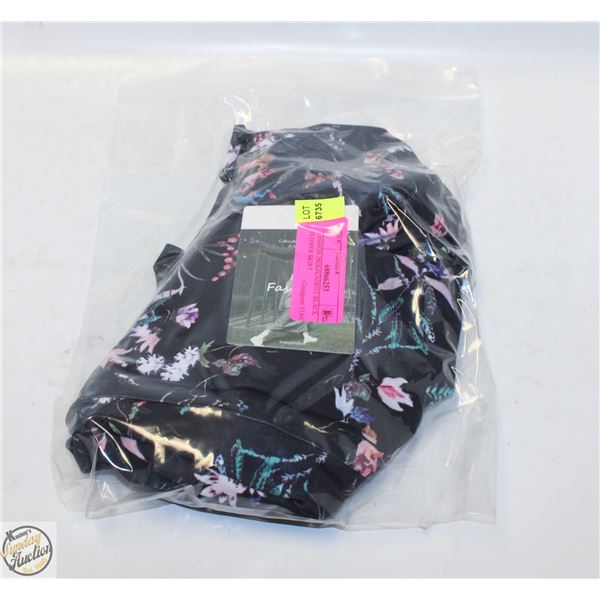 FASHION INDEPENDENT BLACK FLOWER SKIRT