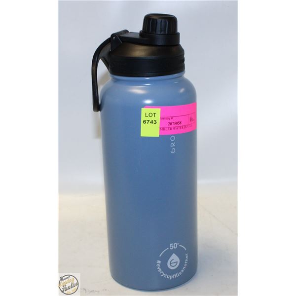 BLUE TUMBLER WATER BOTTLE