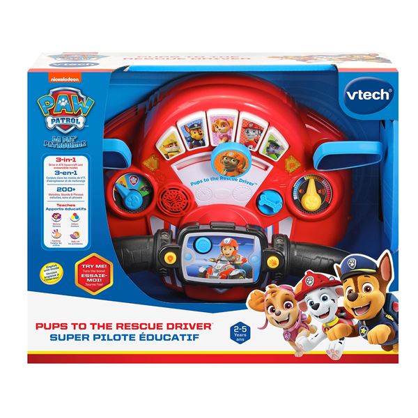 NEW VTECH PAW PATROL PUPS TO THE RESCUE DRIVER