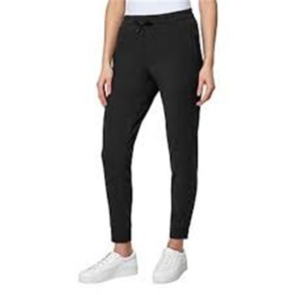 NEW MONDETTA MEDIUM WOMENS BLACK JOGGERS