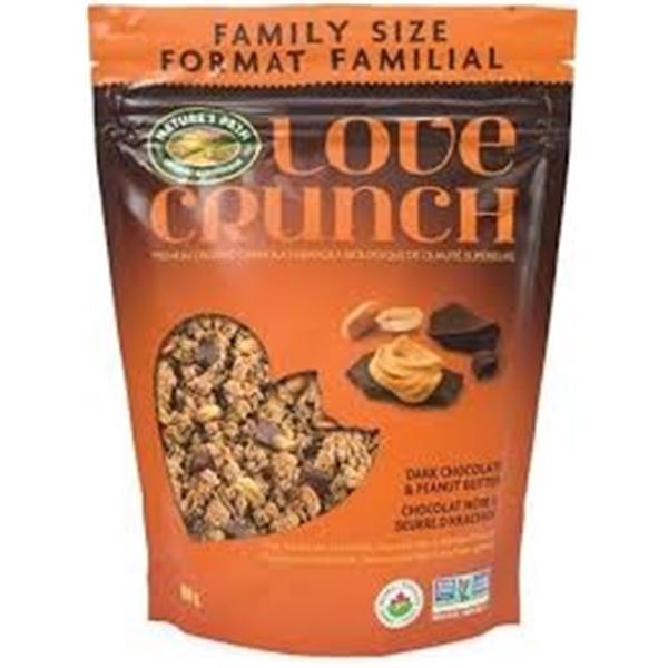 NEW 2 X 700G NATURES PATH LOVE CRUNCH
