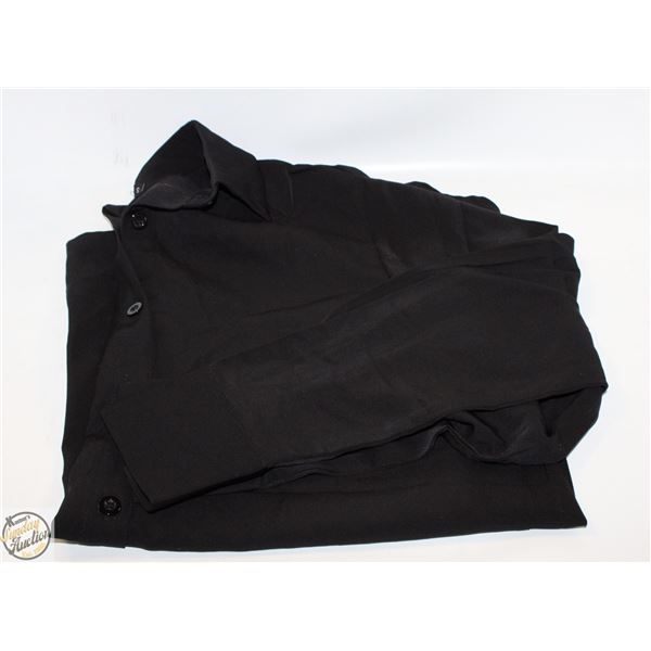 YAMANMAN SMALL WOMENS BLACK DRESS SHIRT