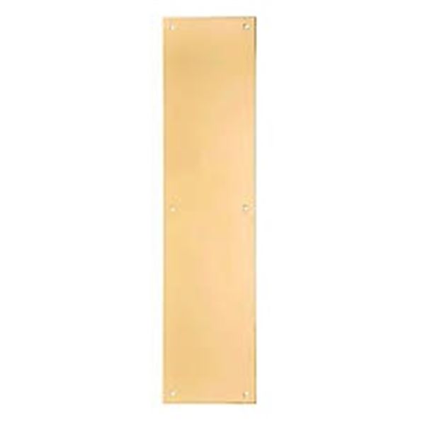 NEW PLPCI PLATE 4 X 16" BRASS