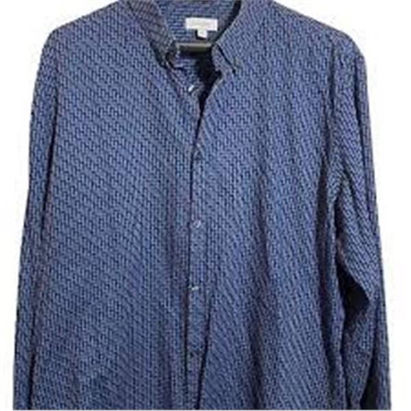 BRAND NEW CALVIN KLEIN XL BLUE DRESS SHIRT