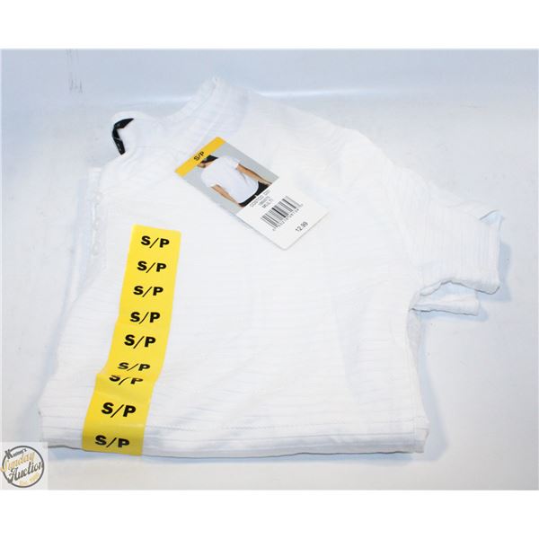 NEW SMALL TALBOTS WHITE WOMENS SHIRT