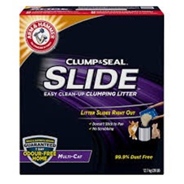 NEW 28LB ARM & HAMMER CLUMP & SEAL SLIDE