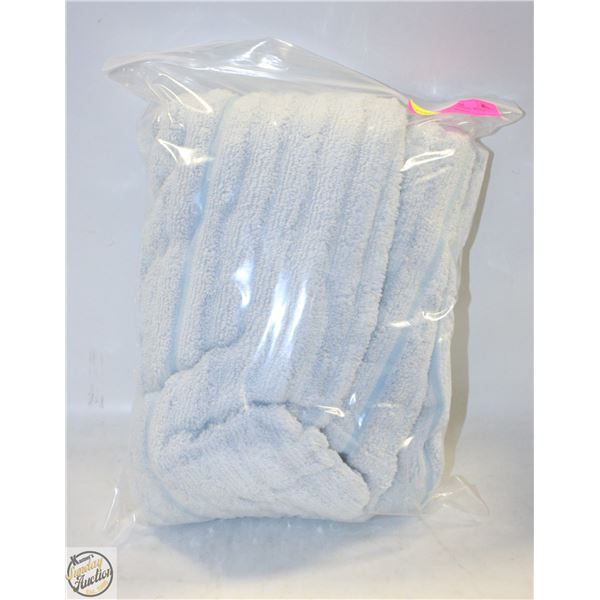 WELHOME BATH TOWEL BLUE