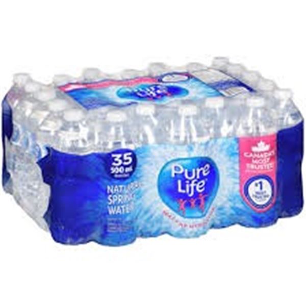 NEW 34 X 500ML PURE LIFE WATER BOTTLES