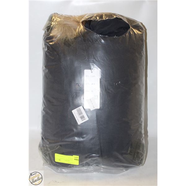 NEW BLACK JACKET WITH FUR HOOD MEDIUM