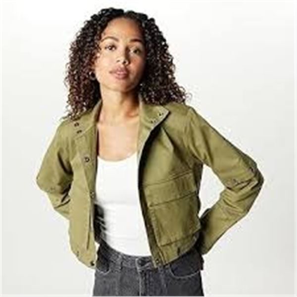 NEW THE DROP MEDIUM WOMENS GREEN JACKET