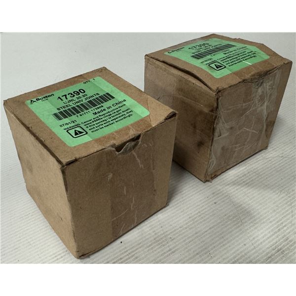 (2) Boston Gear #17390 #UJNL-20-20 Steel Univ Joints