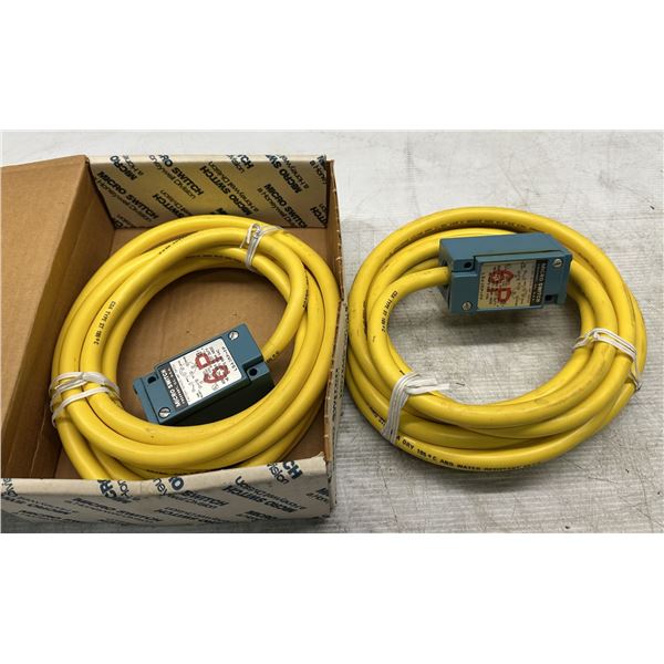 (2) Honeywell #LSA3KP-FP Micro Switches