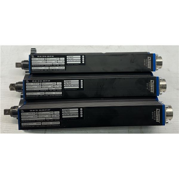 (3) DSM #DS44/20SA-SB-ST-3/8 Torque Transducers