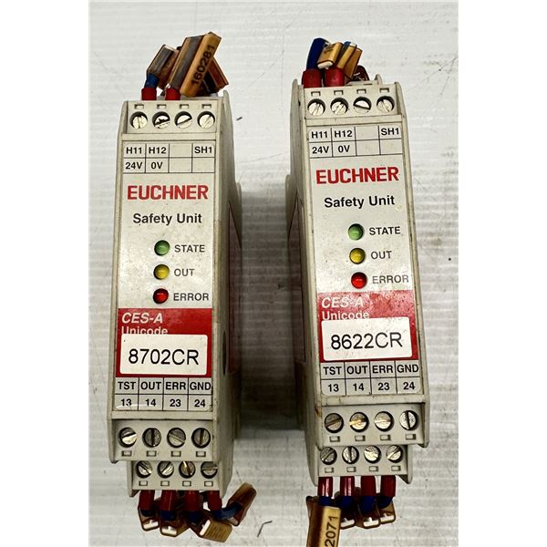 (2) Euchner #CES-A-ABA-01 Safety Units