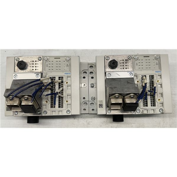 (2) Festo #CPX-EPR-EV Base Node w/ Manifold Blocks