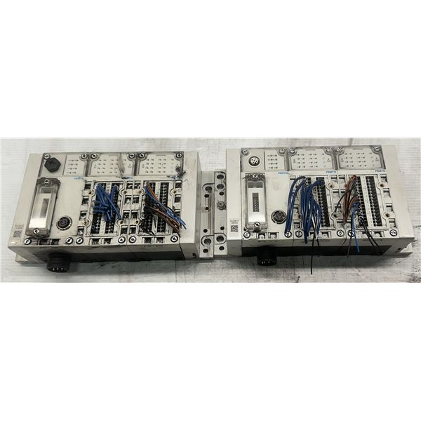 (2) Festo #CPX Base Node w/ Manifold Blocks