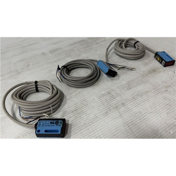 Lot of (3) Misc. SICK Sensors