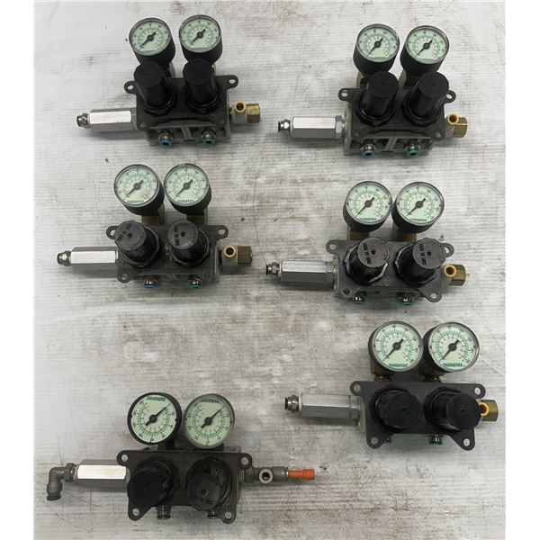 (6) Numatics #MR14R-02GPT Valve Units